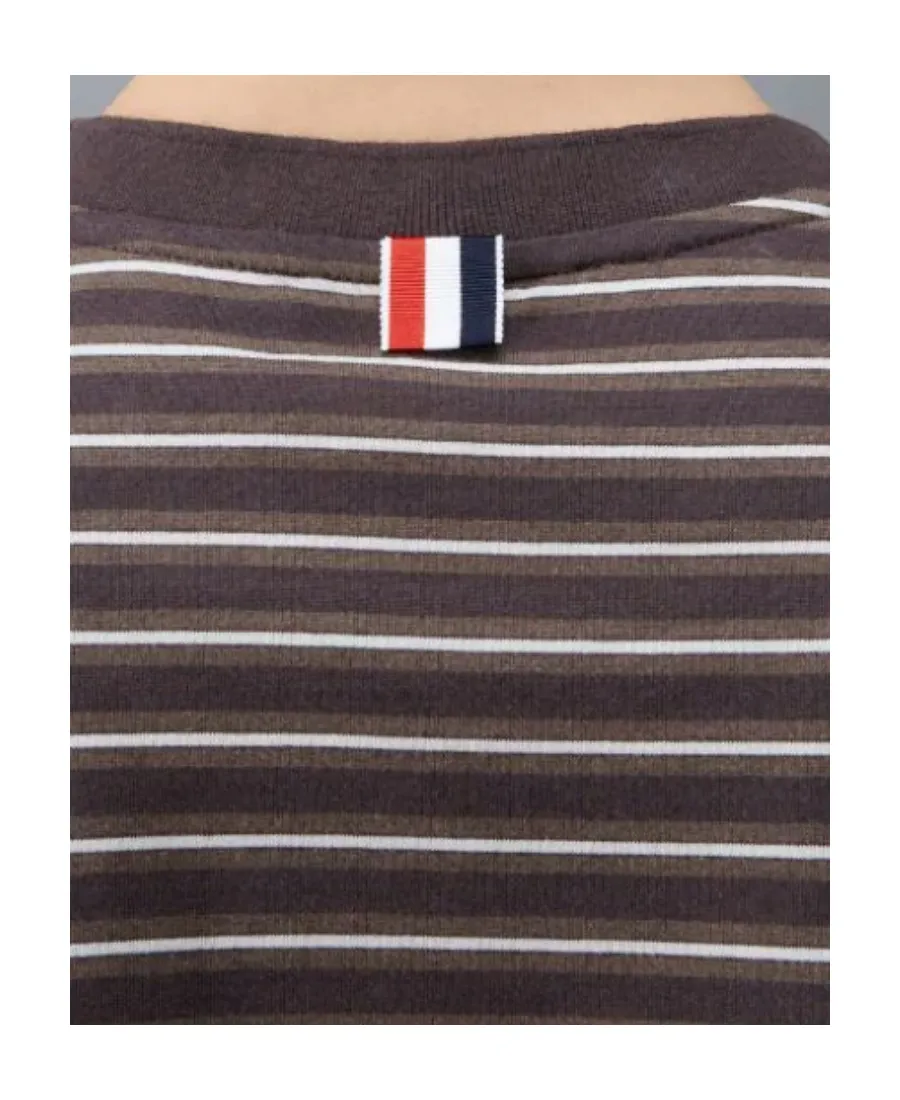 Stripe-Print Cotton T-Shirt