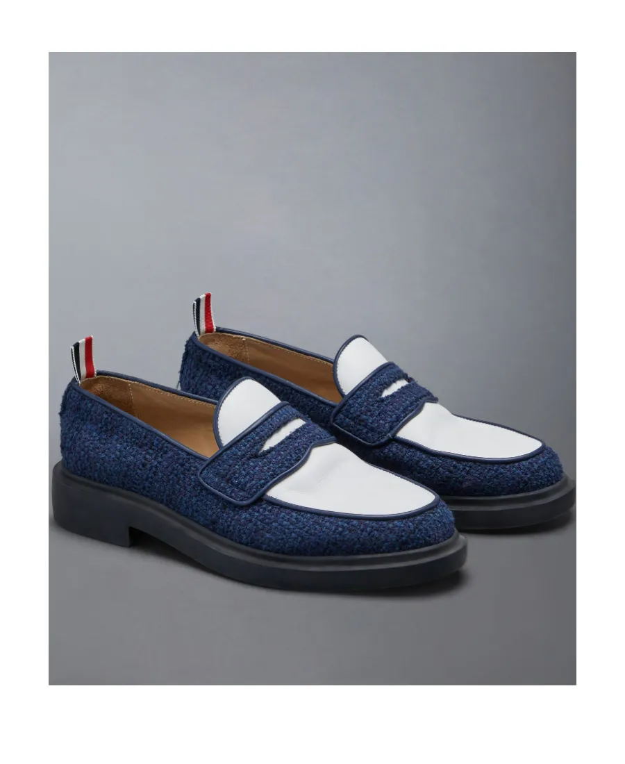 Tweed Loafers