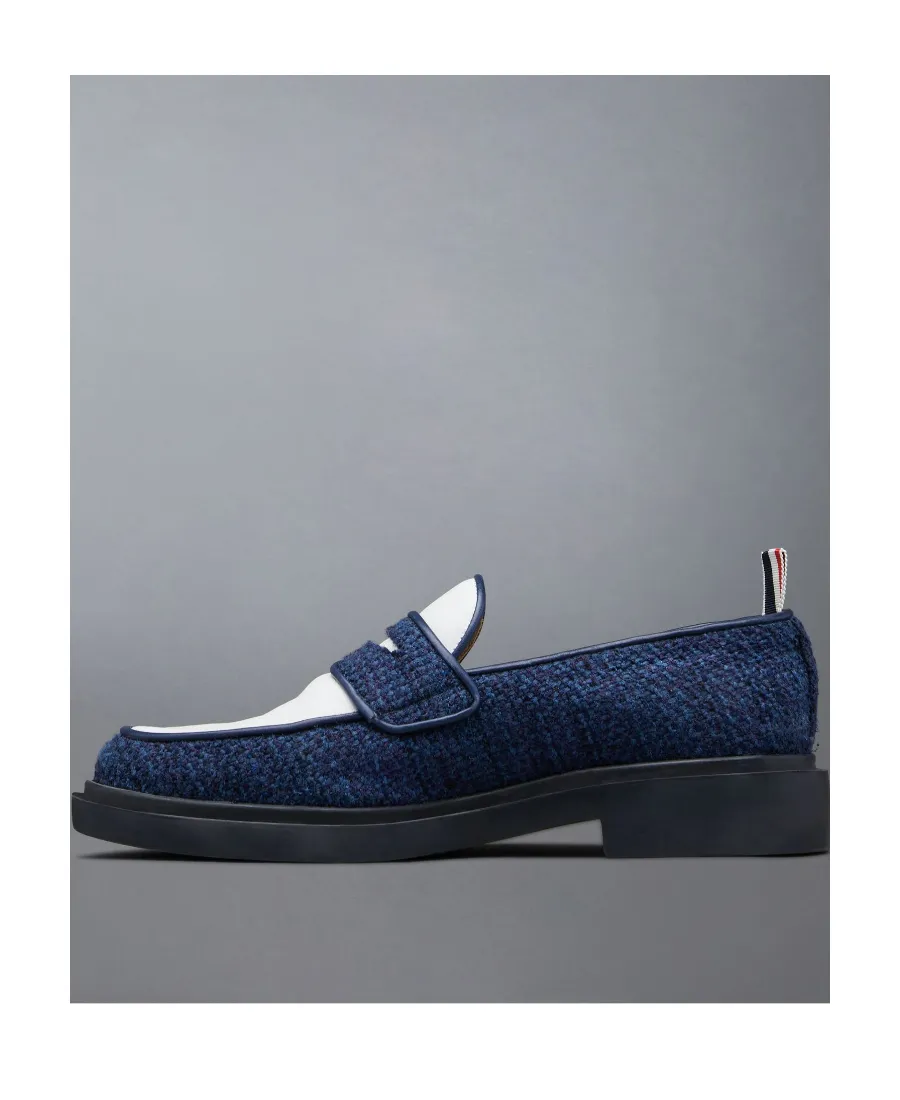 Tweed Loafers