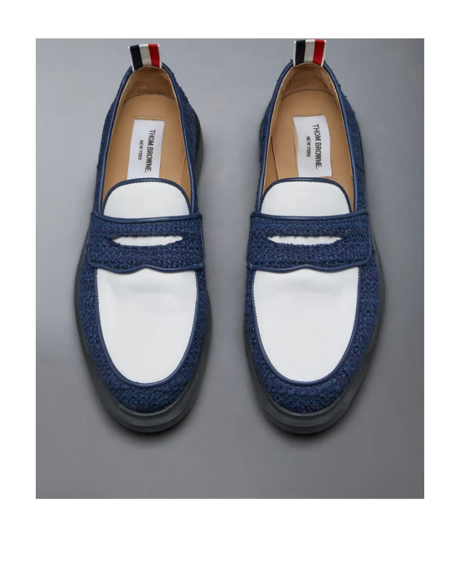 Tweed Loafers