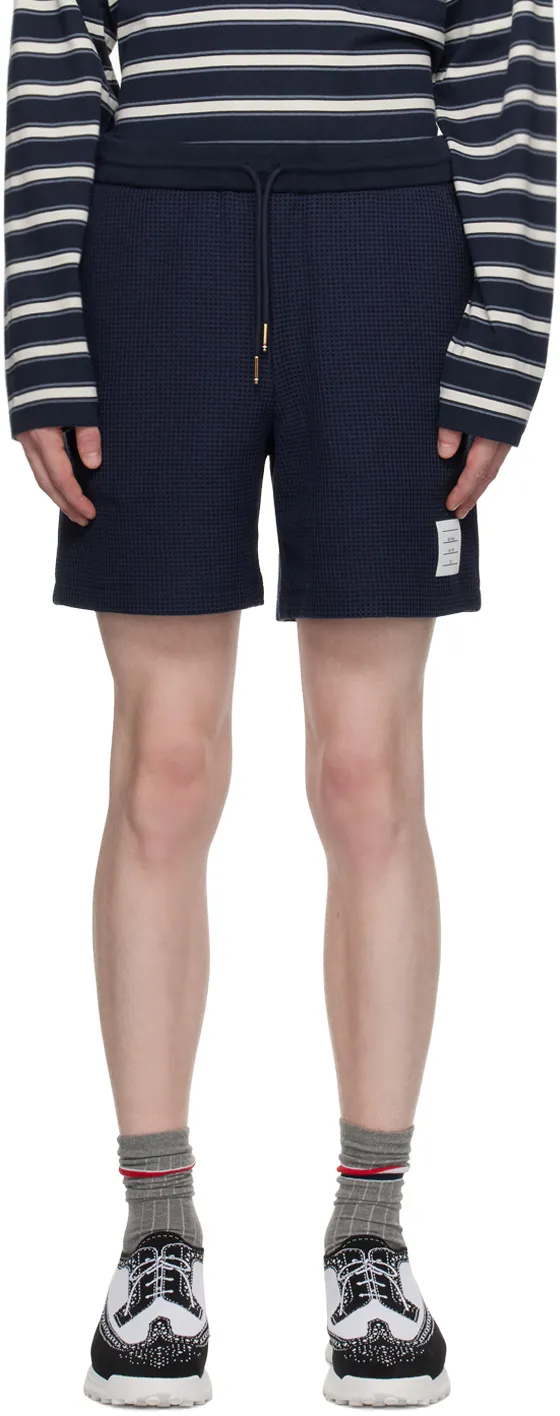 Drawstring Logo Patch Shorts