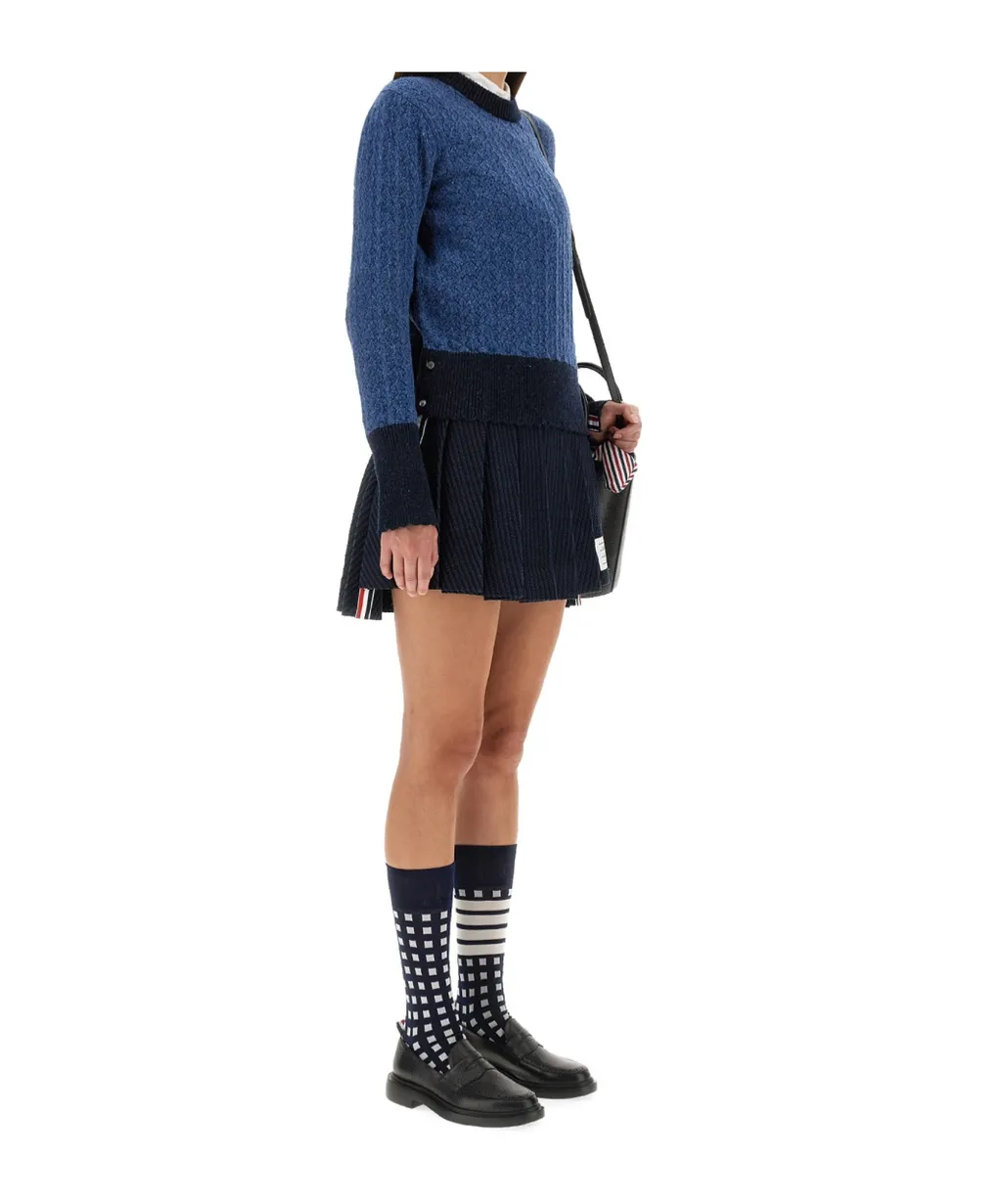 4-Bar Striped Sweater