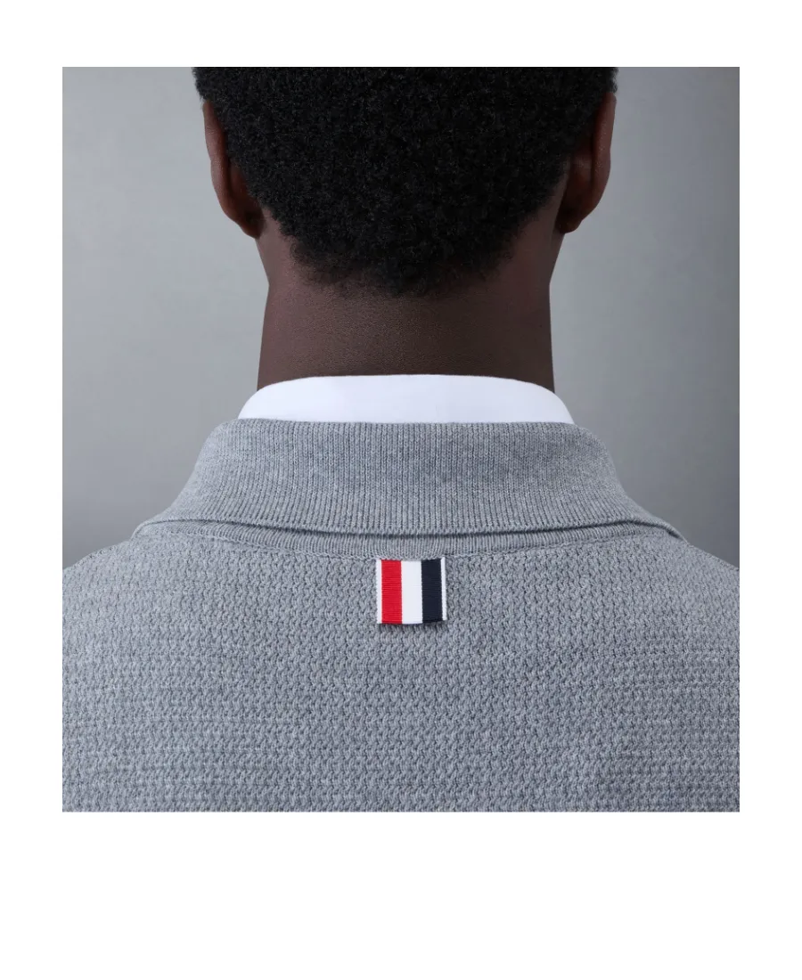 Textured Striped Bomber Jacket