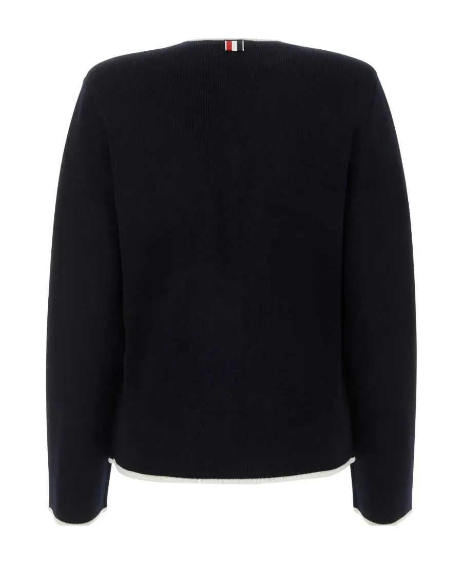 V-Neck Buttoned Cardigan