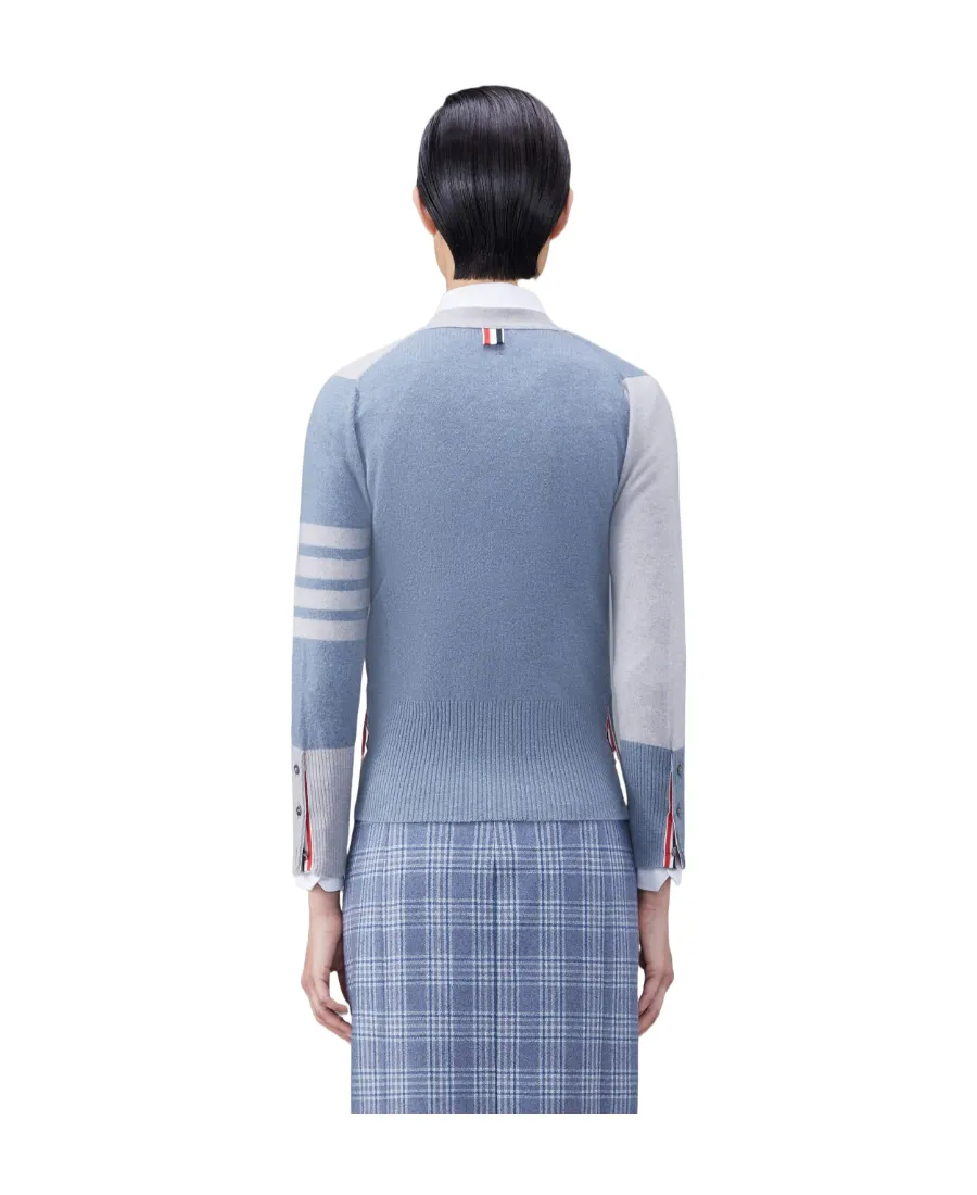 V-Neck Long Sleeved Cardigan