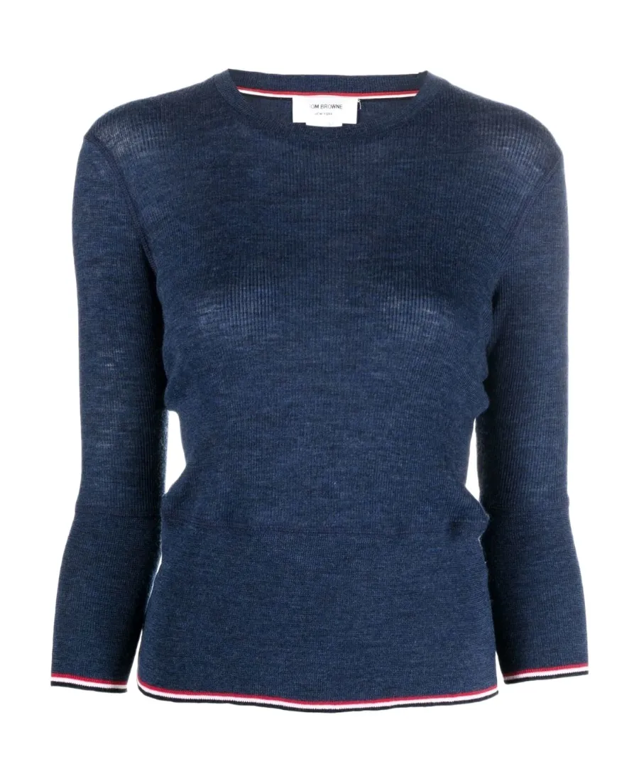 Three-Quarter Length-Sleeved Jumper