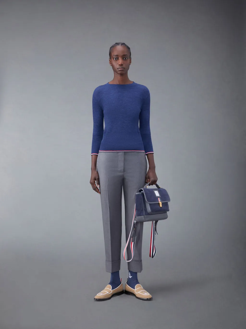 Three-Quarter Length-Sleeved Jumper
