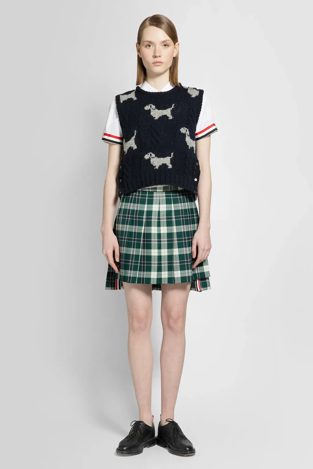 School Uniform Pleated Mini Skirt