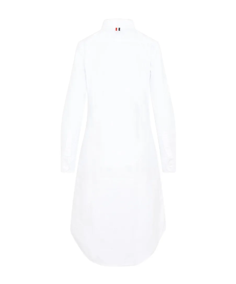 Buttoned Knee-Length Shirt Dress