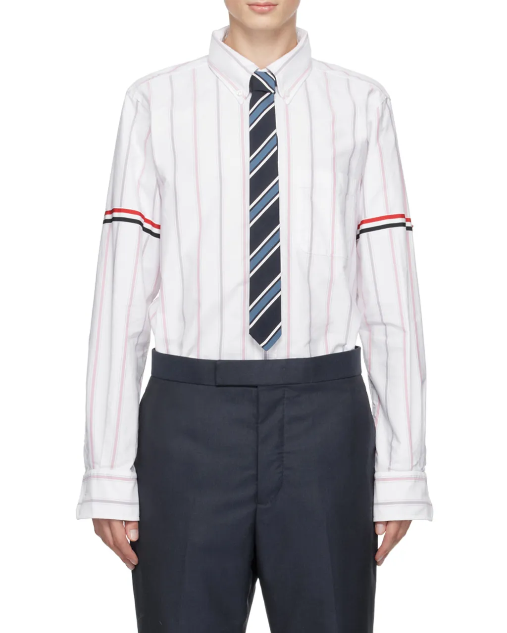 Rwb Striped Long-Sleeved Shirt