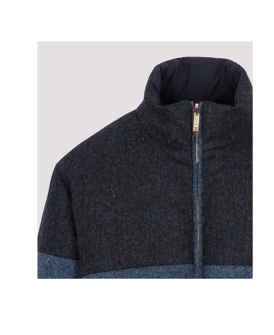 Reversible Funnelneck Padded Jacket