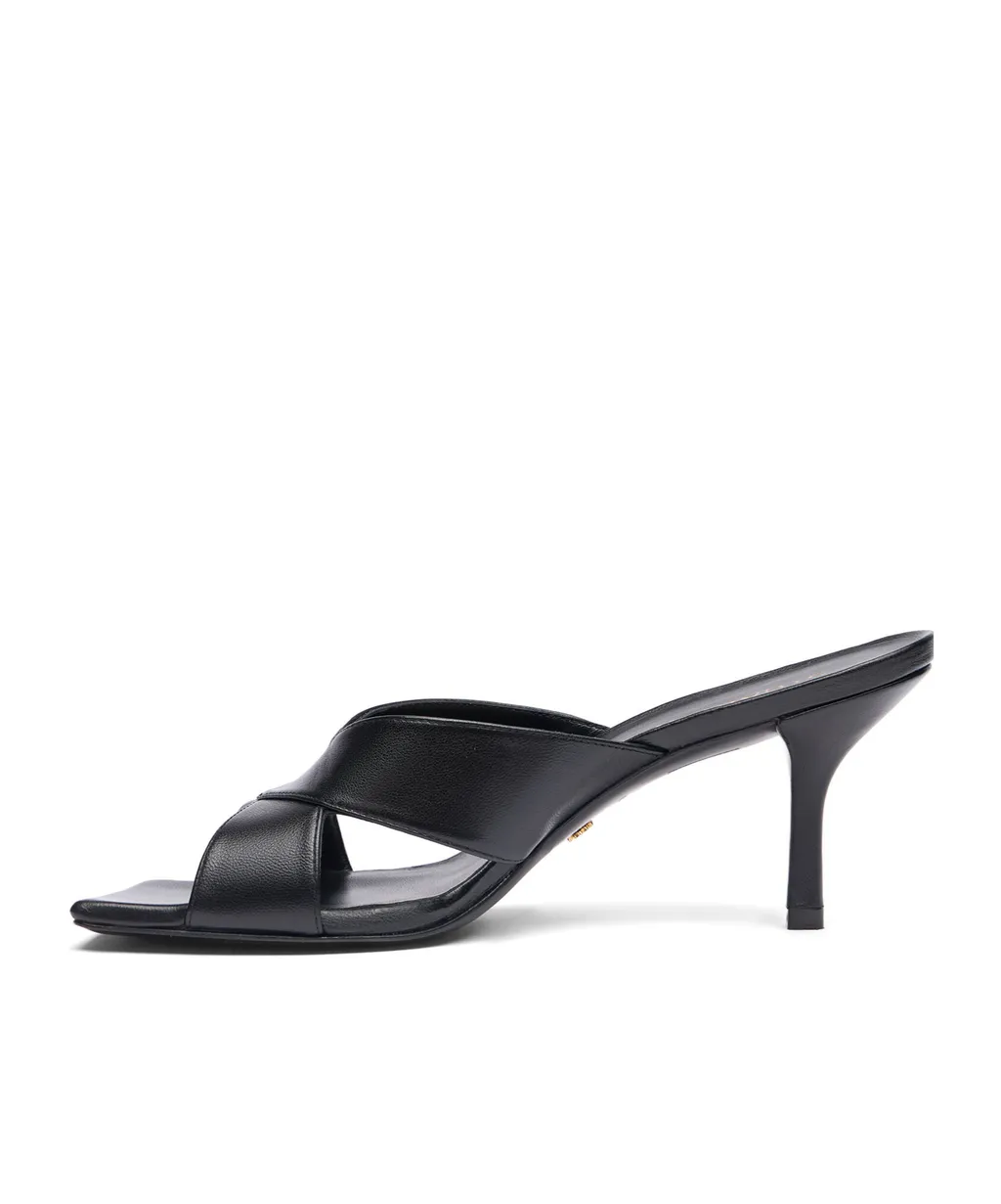Carmen Cross-Belt High-Heeled Sandals