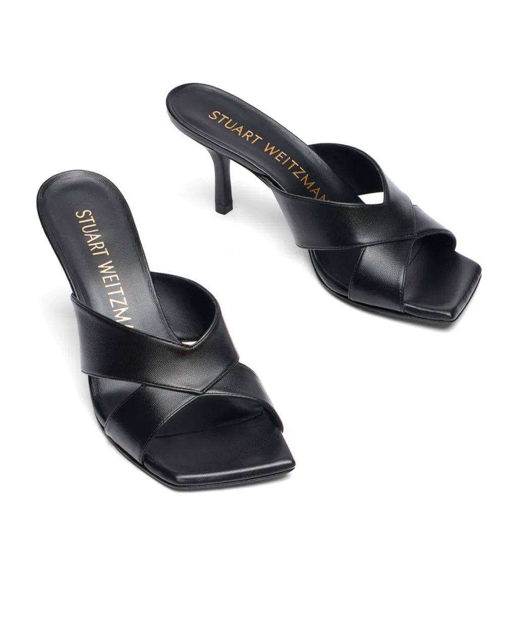 Carmen Cross-Belt High-Heeled Sandals
