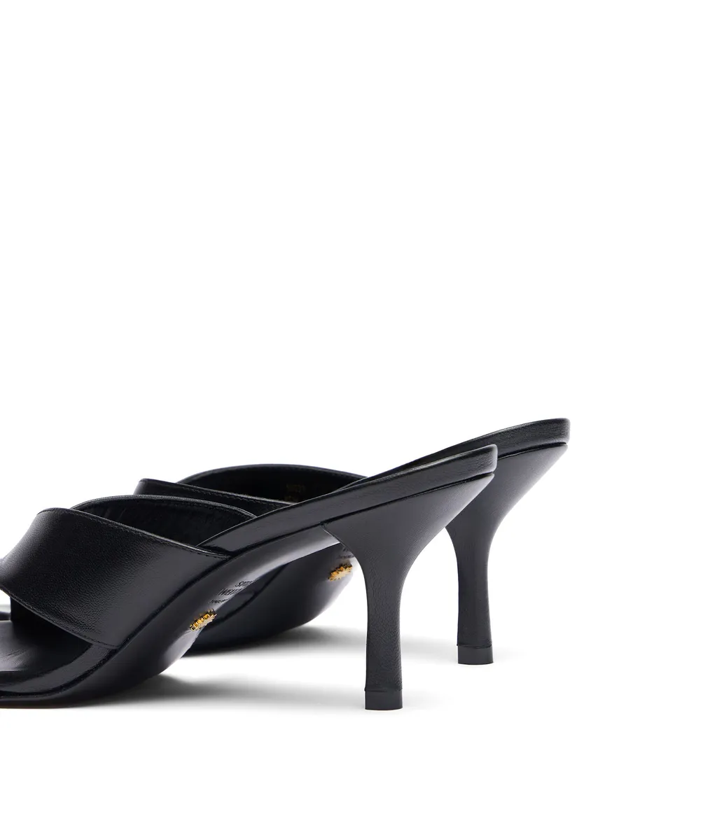 Carmen Cross-Belt High-Heeled Sandals