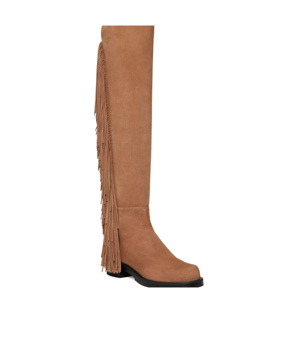 5050 Bold Crystal Fringe 40Mm Boots