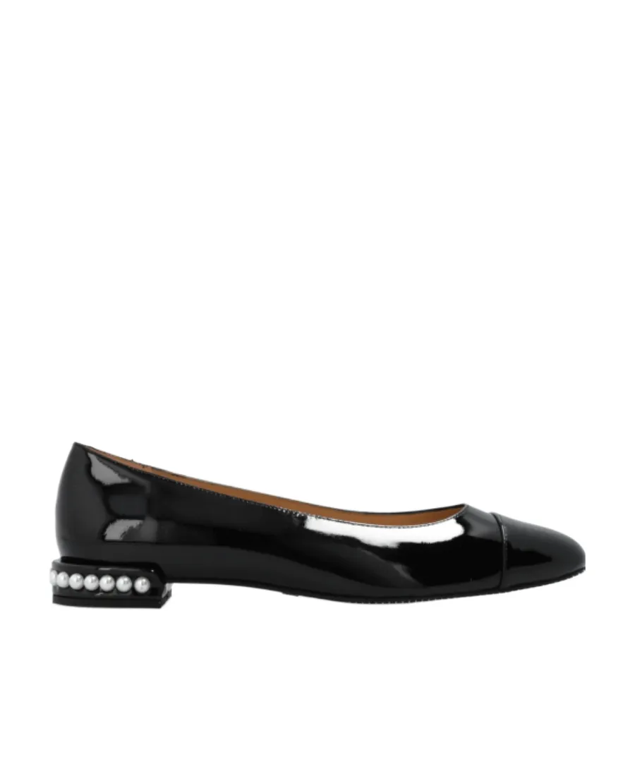 Pearl Embellished Flat Shoes