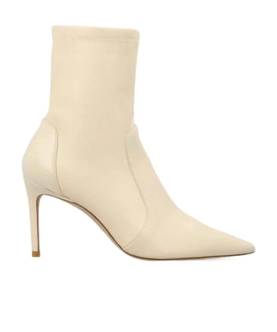 Pointed-Toe Heeled Boots