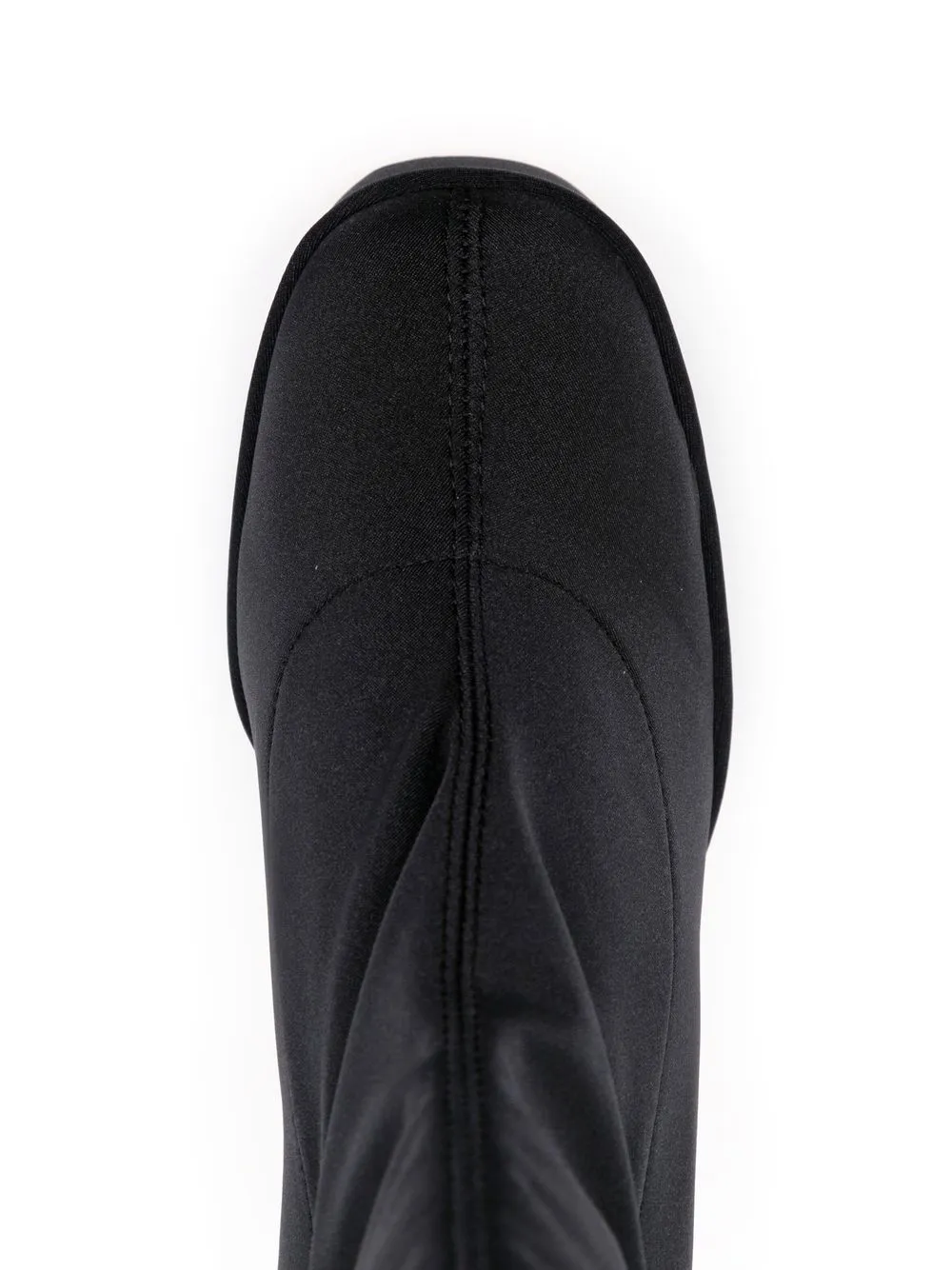 Block-Heeled Round-Toe Boots
