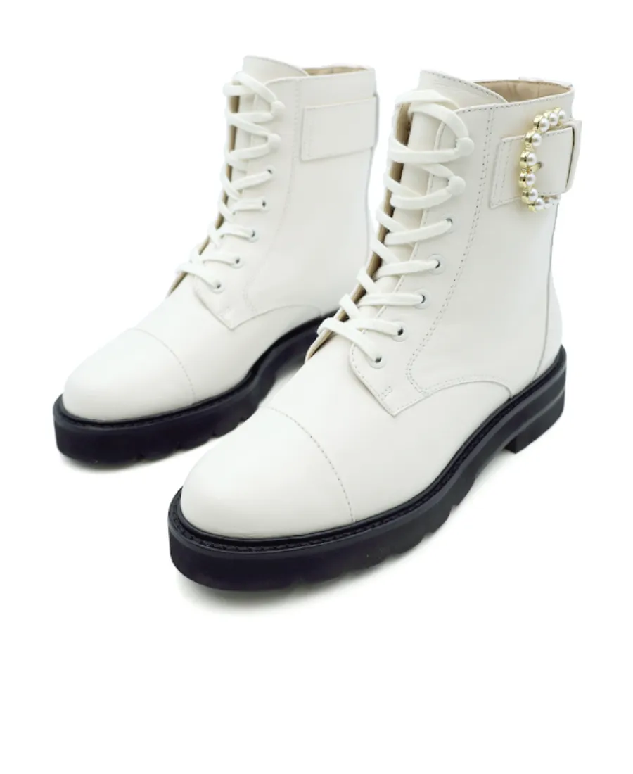 Side Buckle-Detail Boots