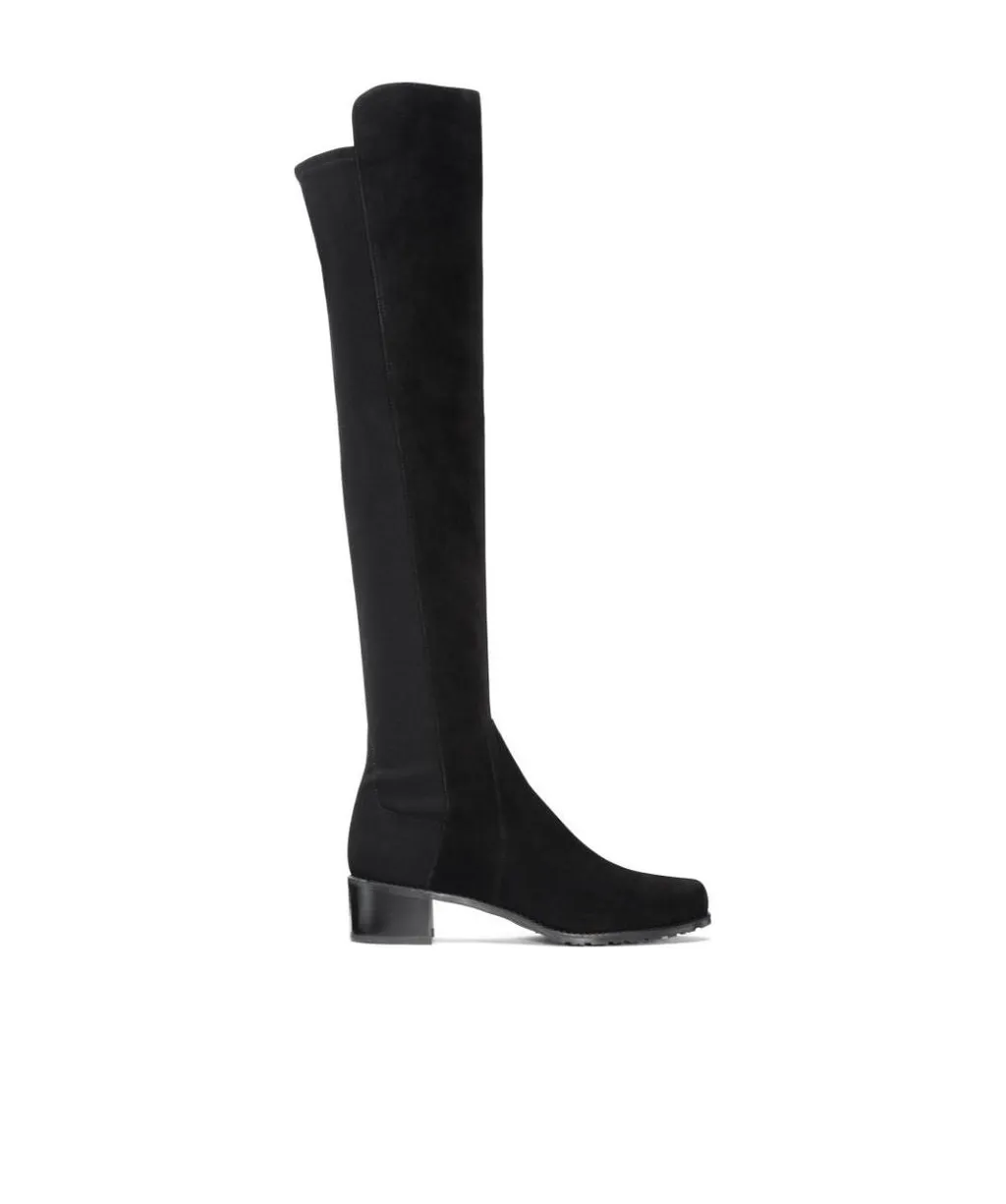 Thick-Heeled Knee-High Boots