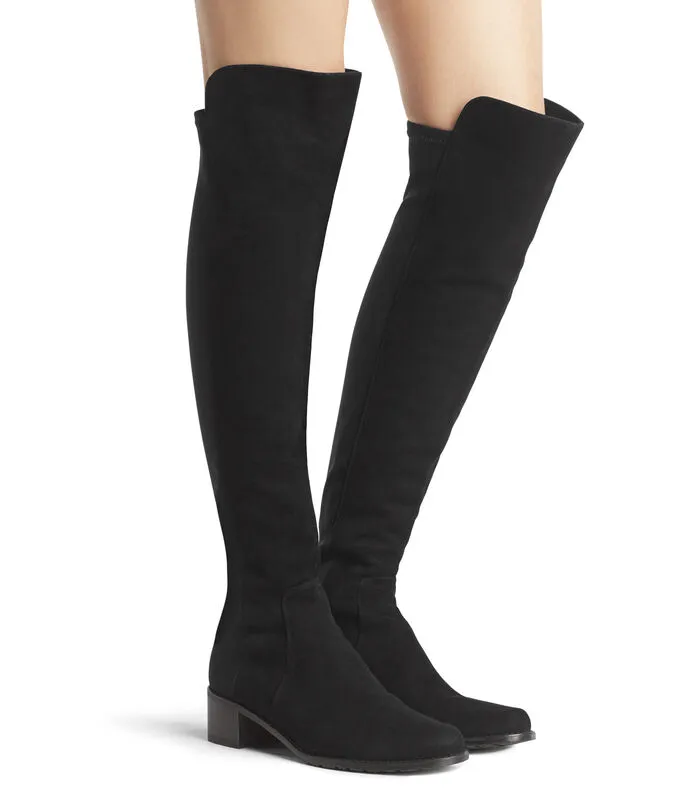 Thick-Heeled Knee-High Boots