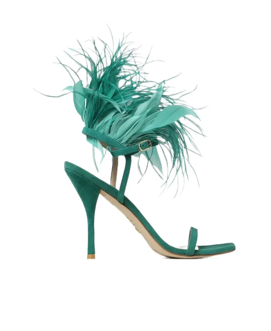 Logo High-Heeled Sandals