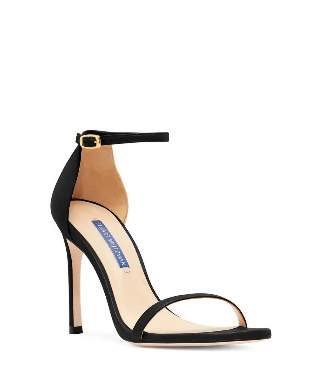 Single-Button High-Heeled Sandals
