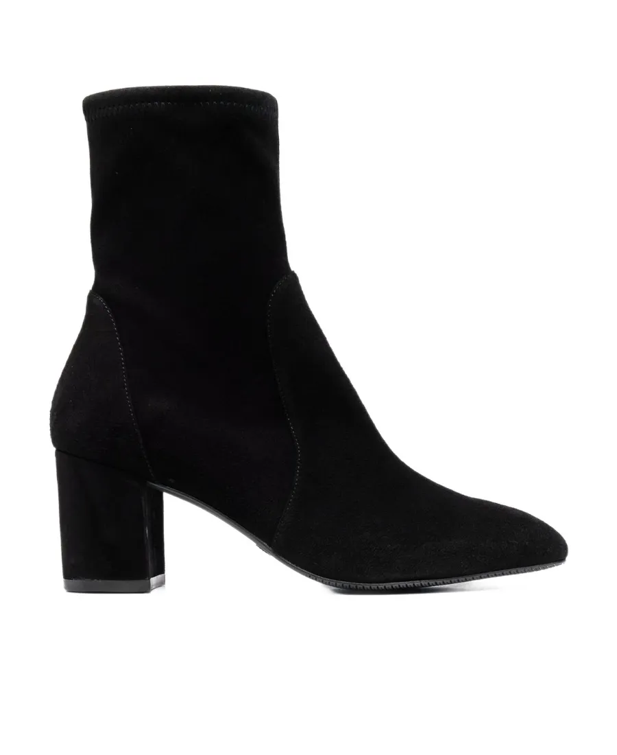 Sock-Style Suede Boots