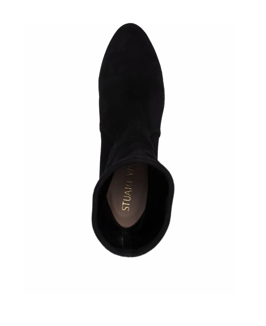 Sock-Style Suede Boots