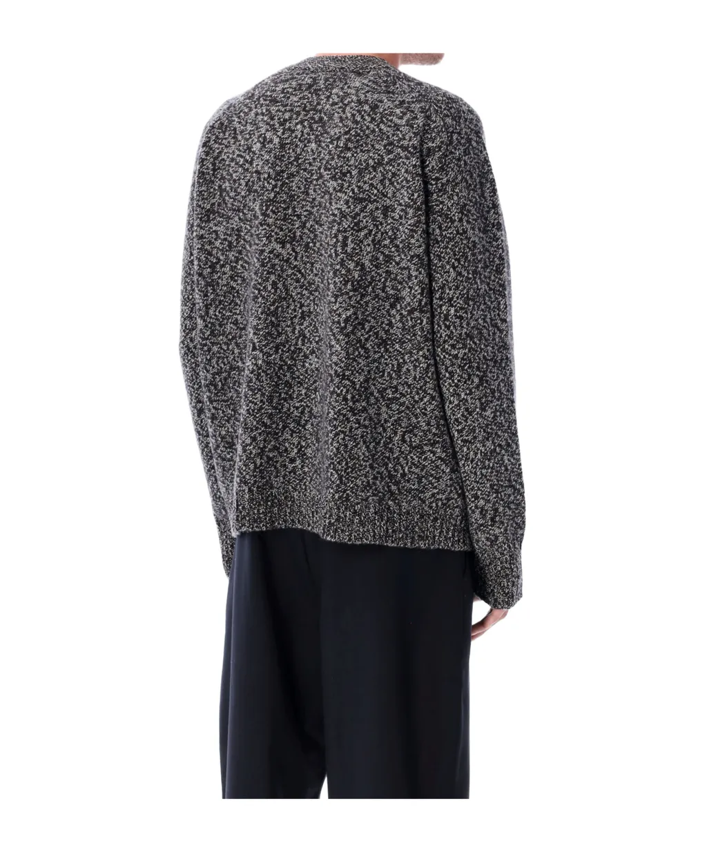 V-Neck Long-Sleeved Cardigan