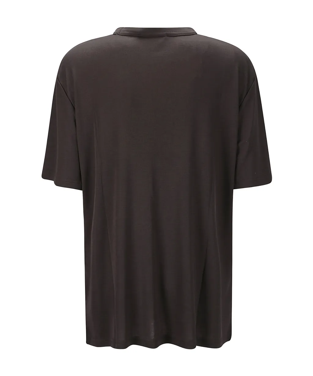 Crewneck Straight Hem T-Shirt