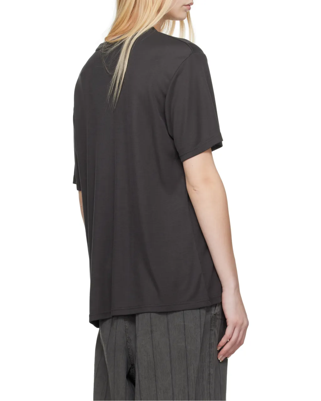 Crewneck Straight Hem T-Shirt