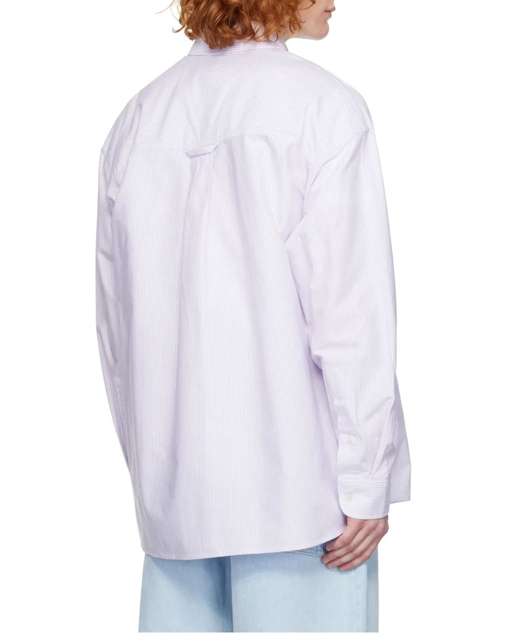 Stripe Detailed Long Sleeved Shirt