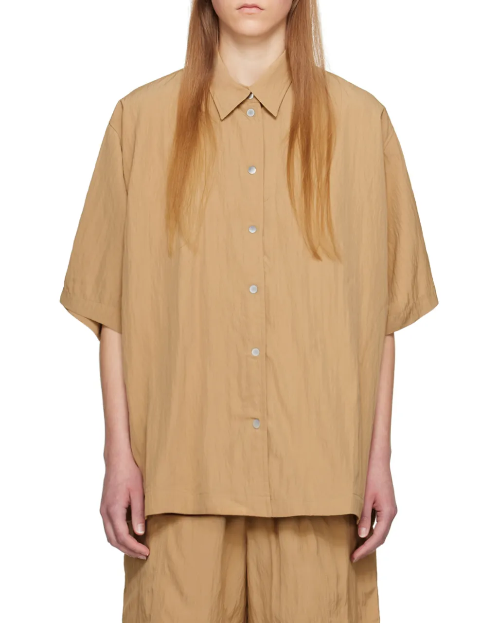 Lapel Short-Sleeved Shirt