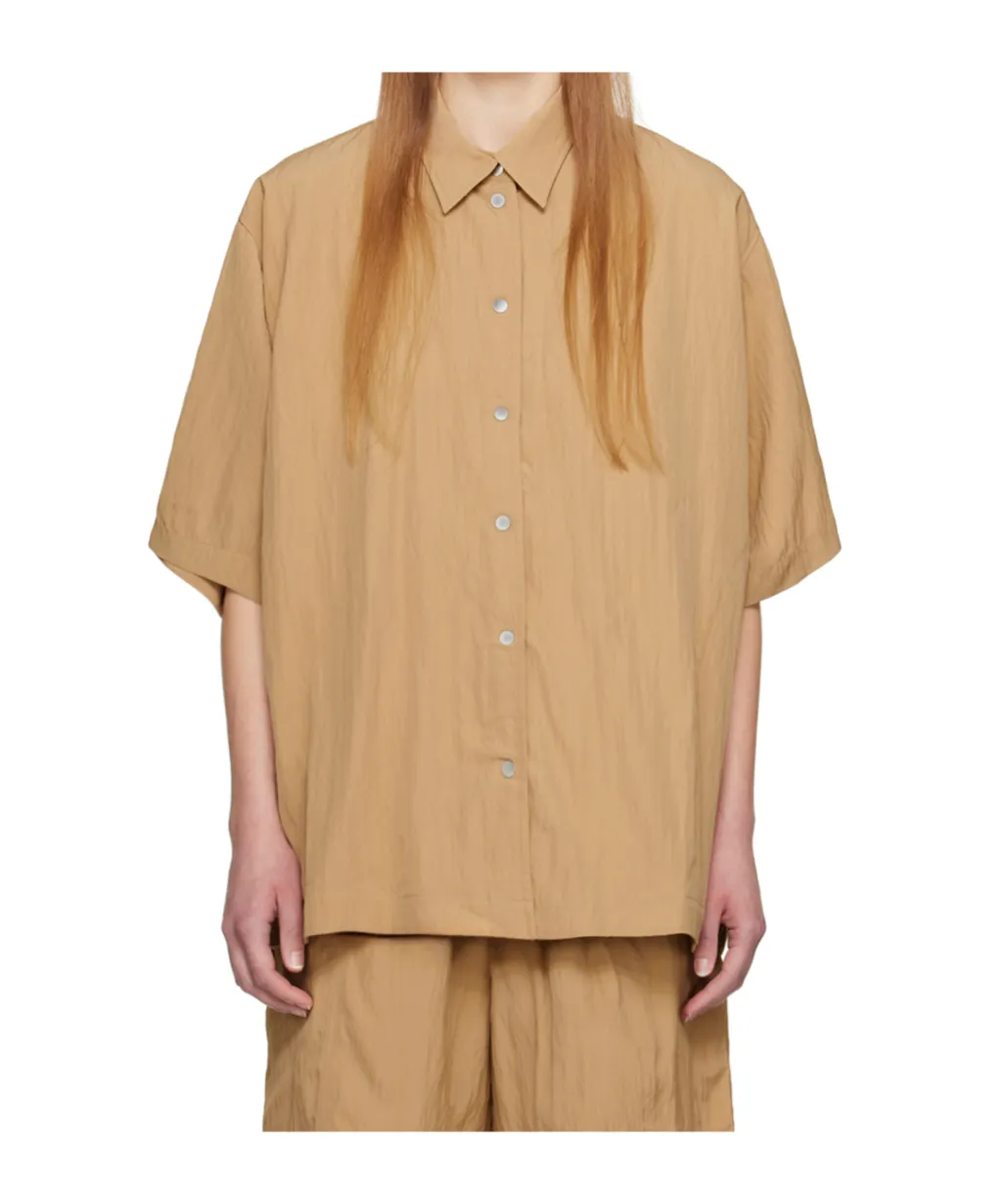 Lapel Short-Sleeved Shirt
