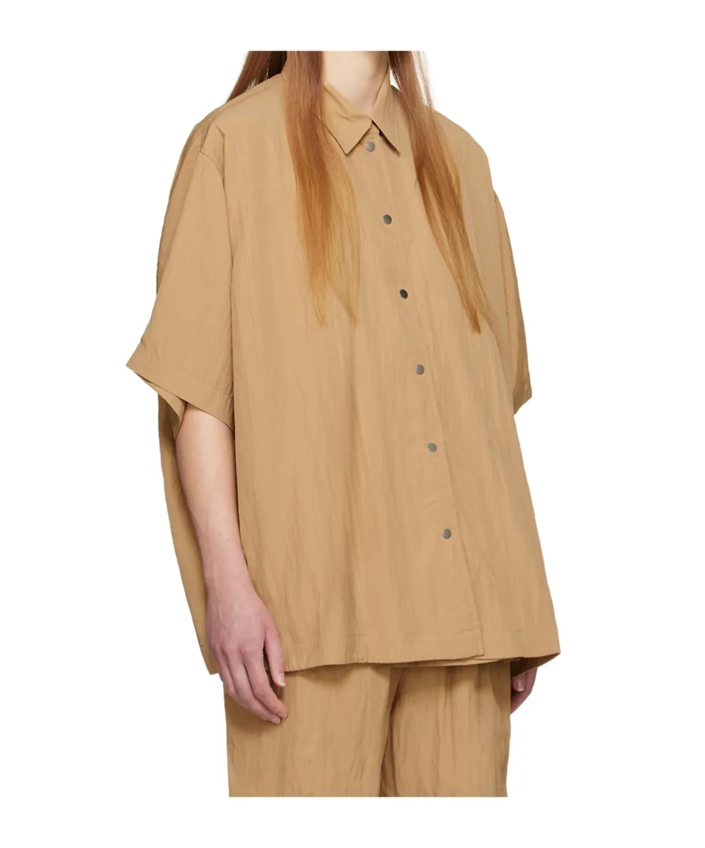 Lapel Short-Sleeved Shirt