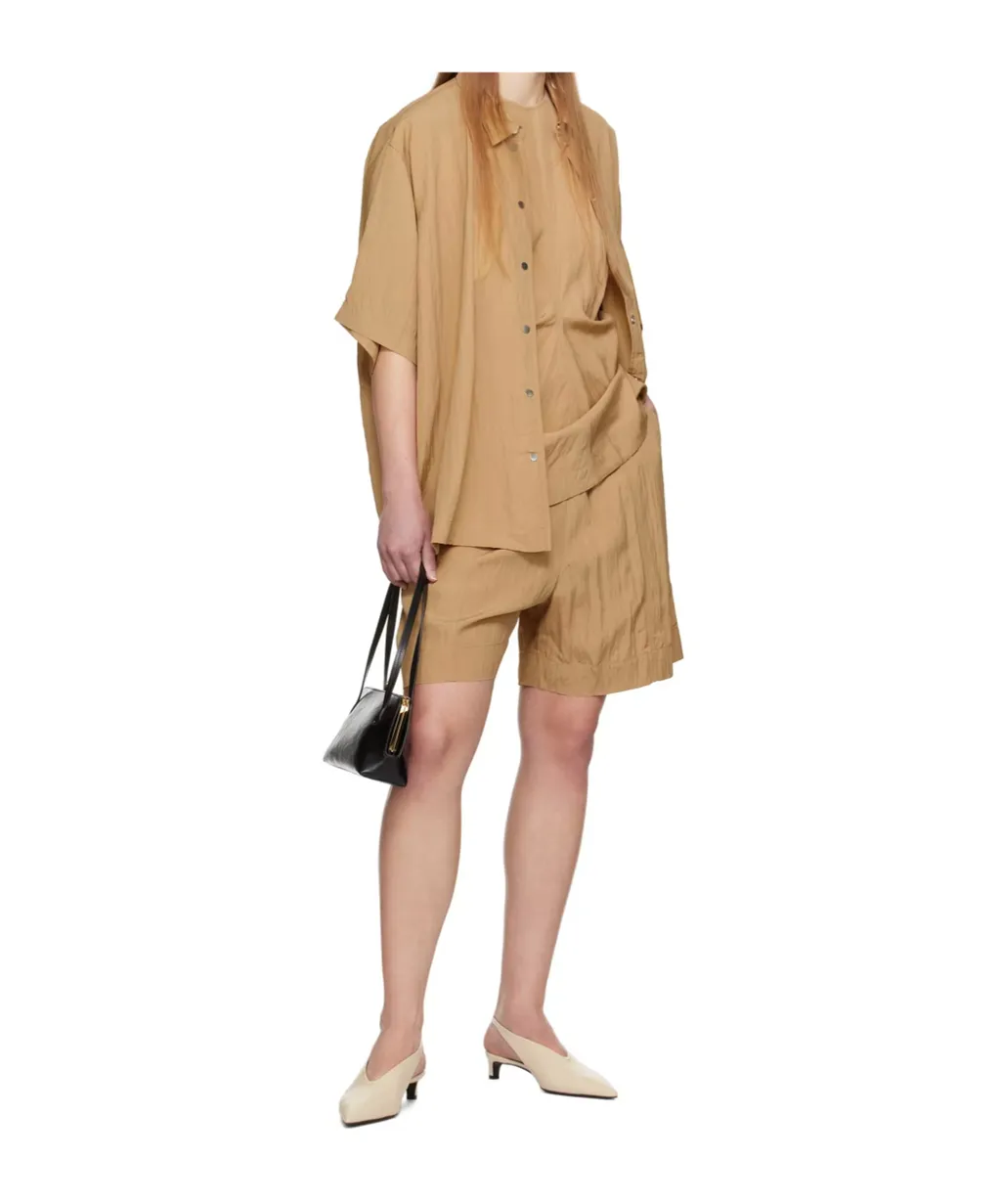 Lapel Short-Sleeved Shirt
