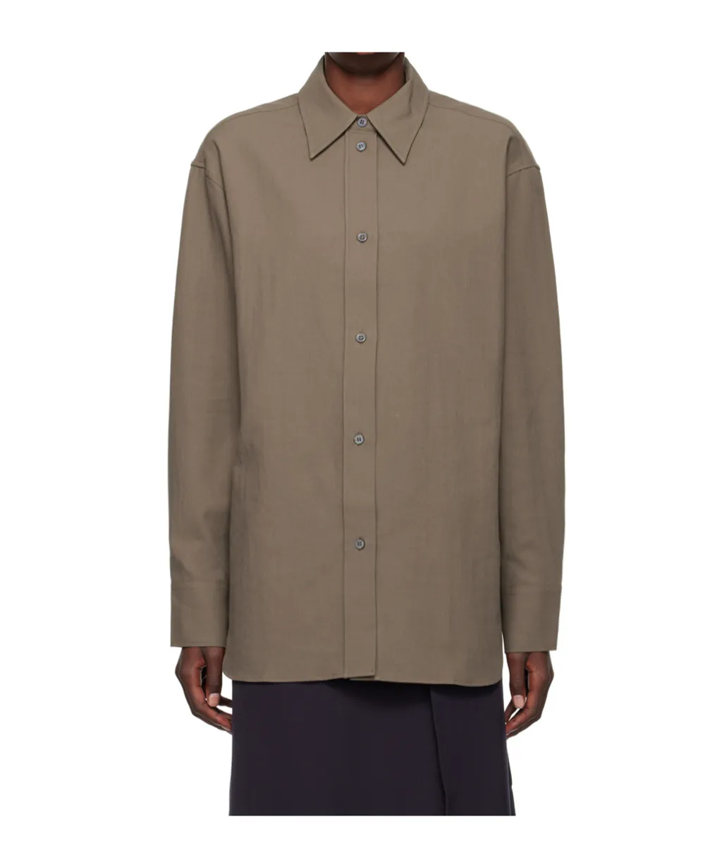 Lapel Long-Sleeved Shirt
