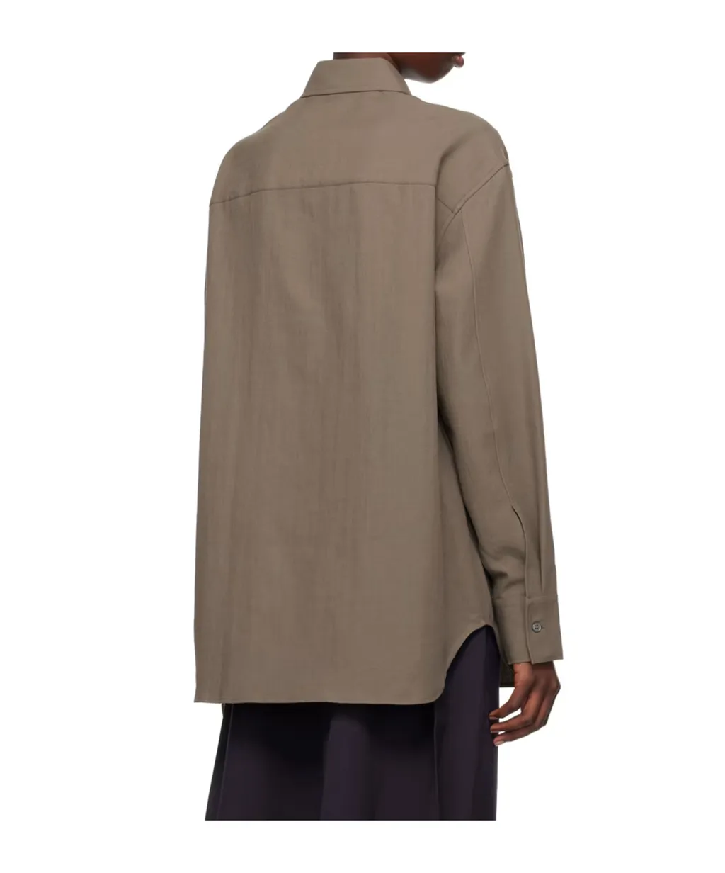 Lapel Long-Sleeved Shirt