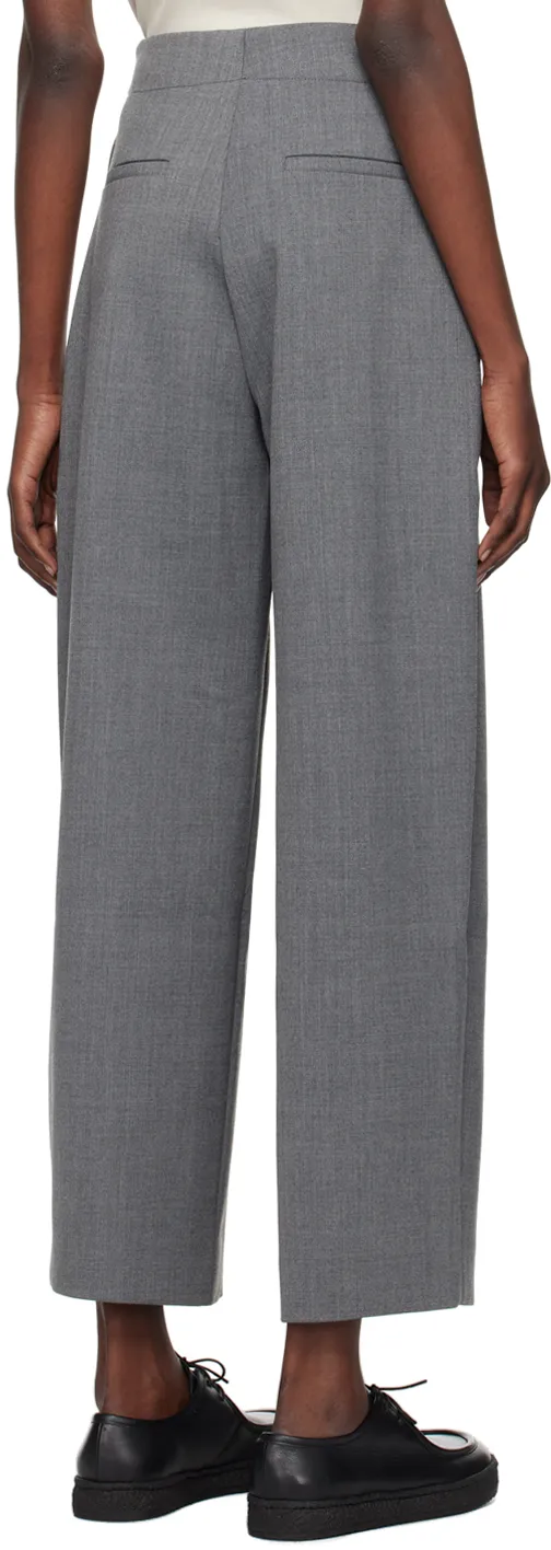 Ansell High-Waisted Straight Leg Trousers