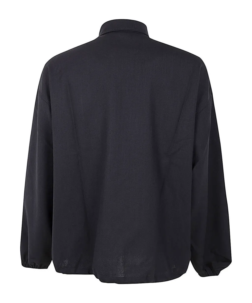 Long Sleeved Drawstring Hem Jacket