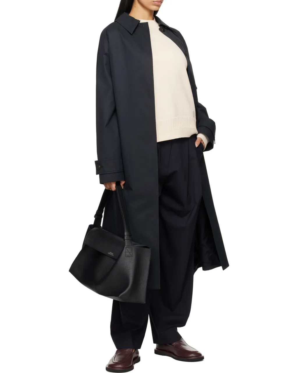 Twill Palazzo Pants