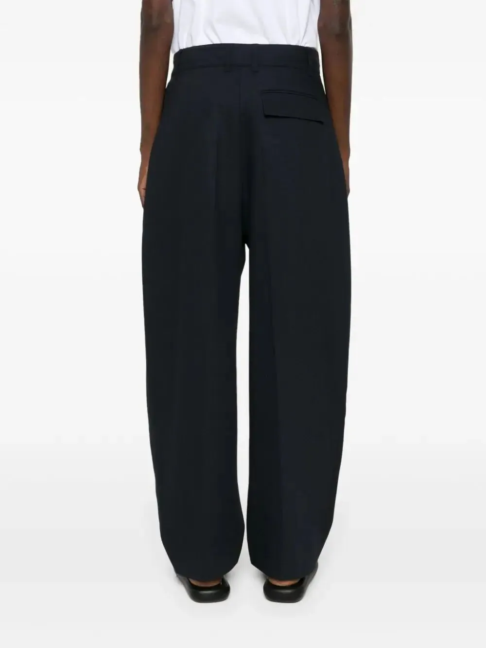 Twill Palazzo Pants