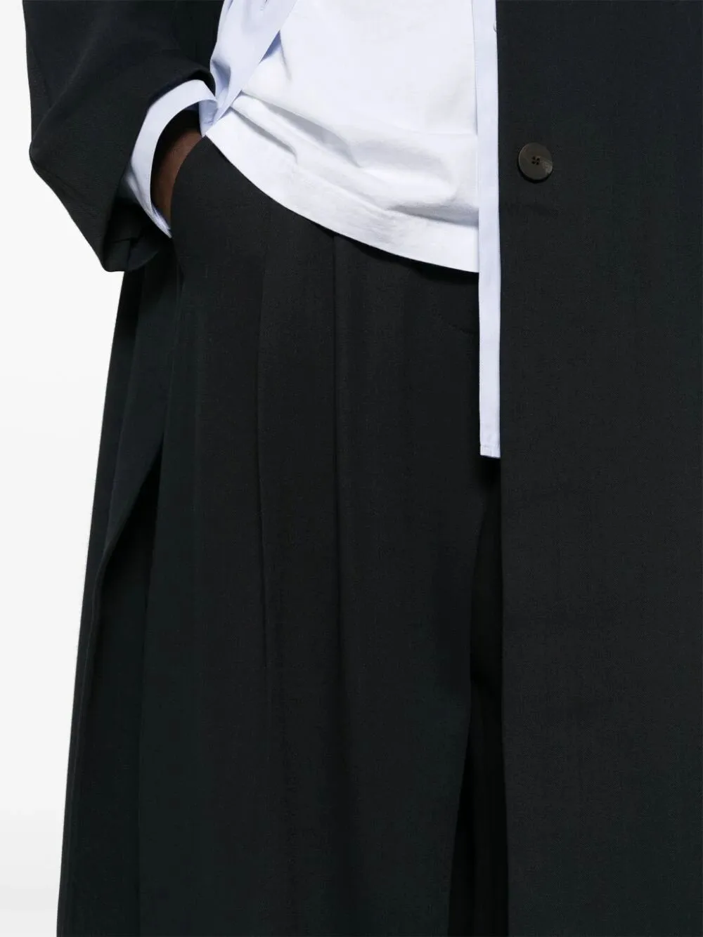 Twill Palazzo Pants