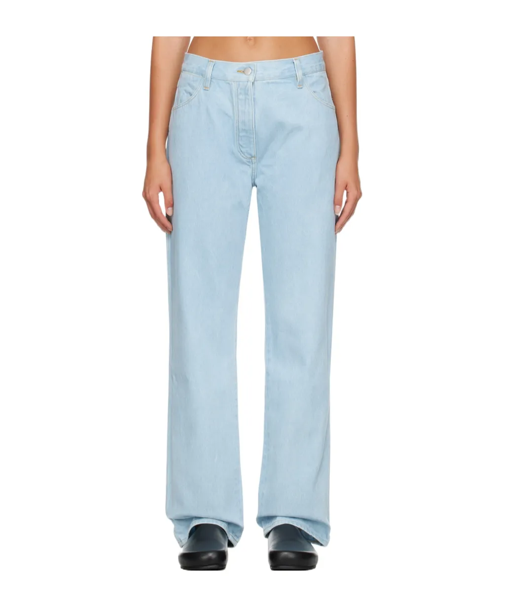 Belt Loop Zipper Jeans
