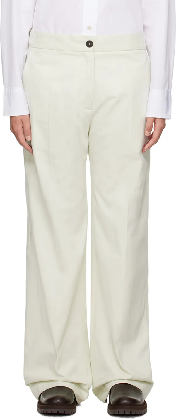 Low-Waist Side Pocket Casual Pants