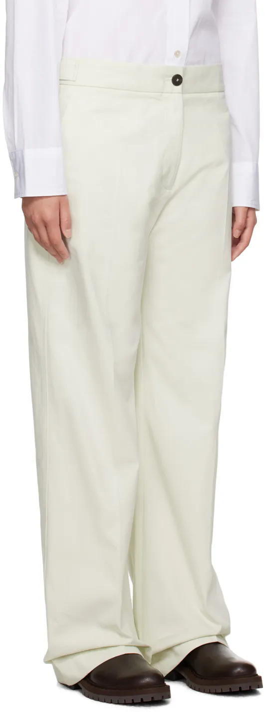 Low-Waist Side Pocket Casual Pants