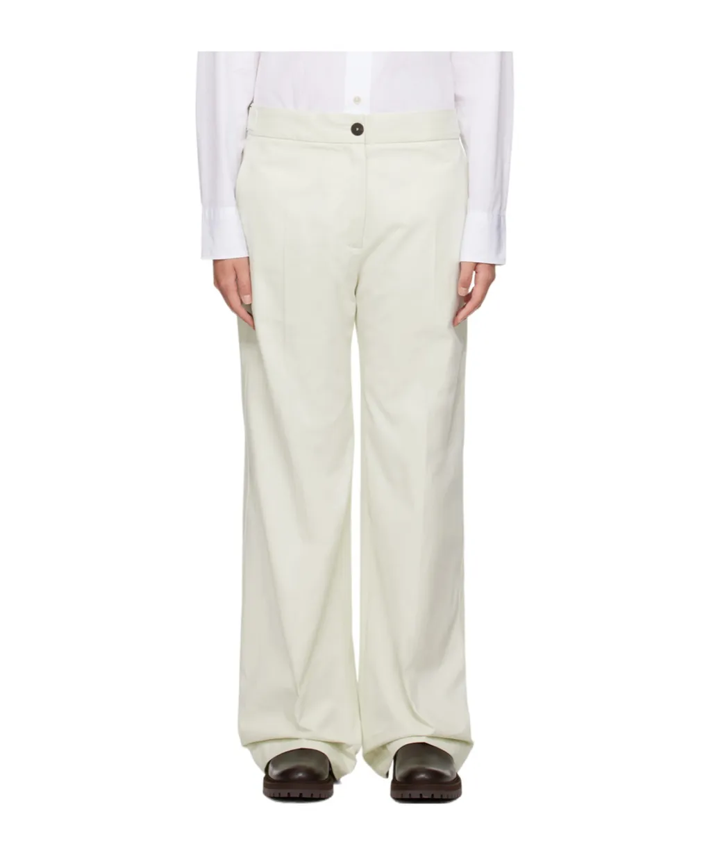 Low-Waist Side Pocket Casual Pants