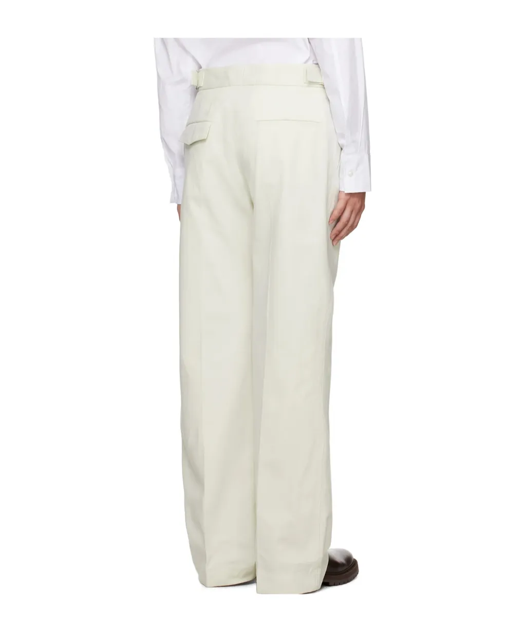 Low-Waist Side Pocket Casual Pants