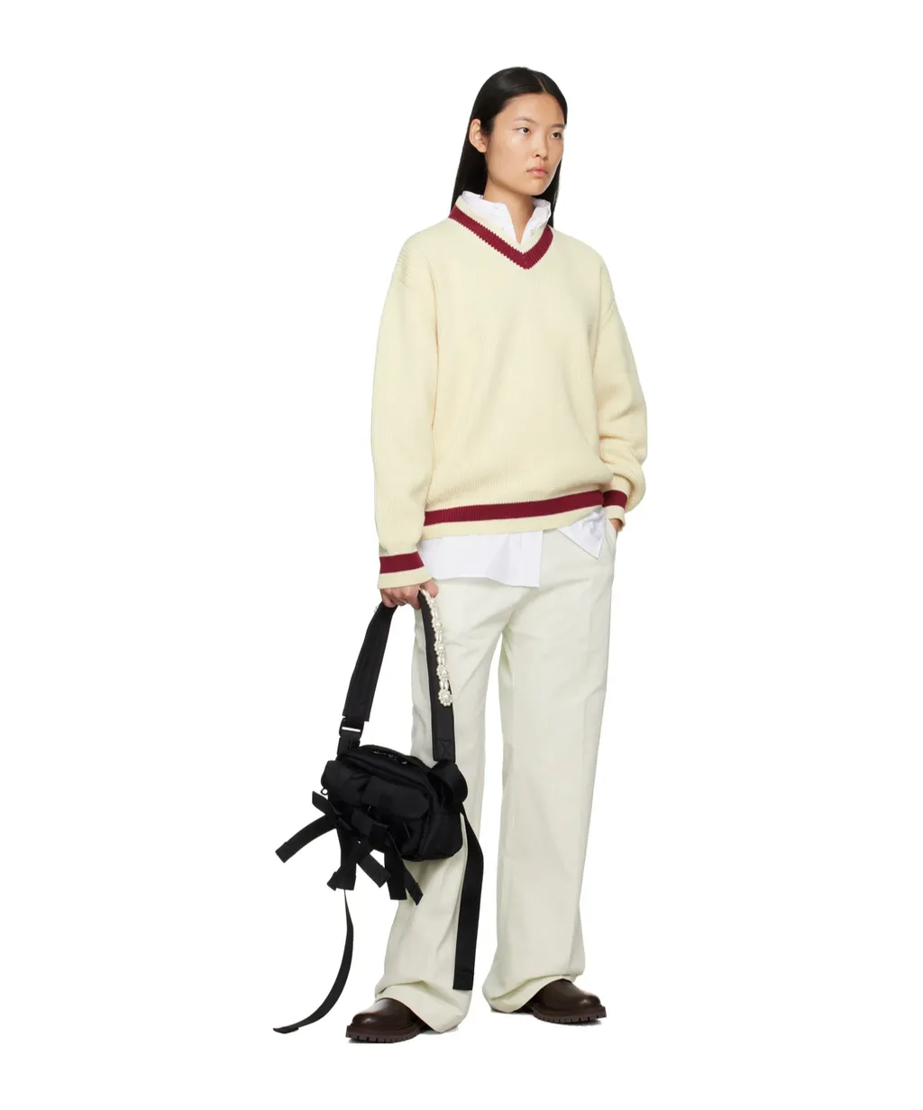 Low-Waist Side Pocket Casual Pants